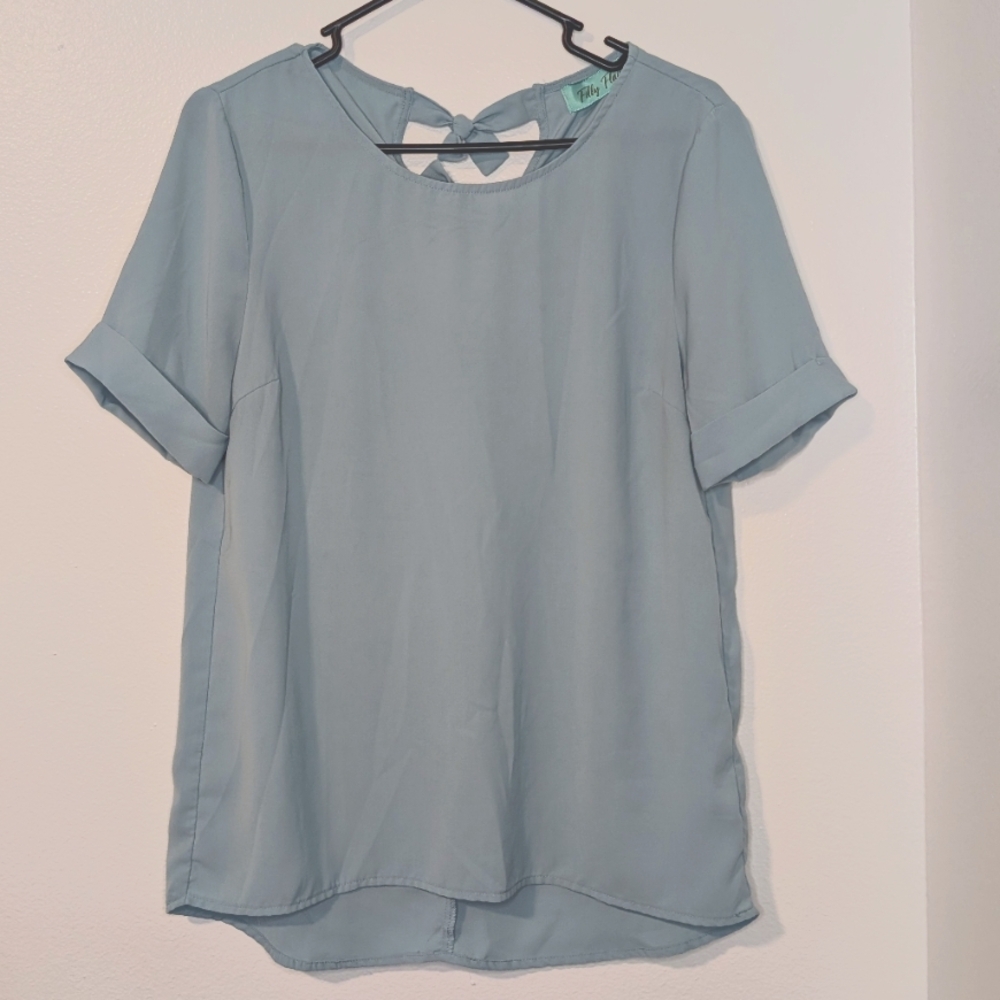 Filly Flair Elegant Blue Women's Top